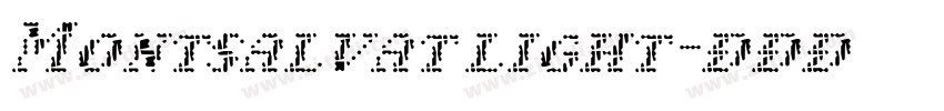 Montsalvat light字体转换 Montsalvat light字体转换